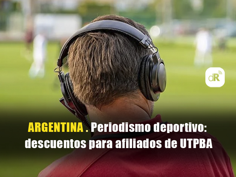 RadiodeRadios's tweet photo. 🔴 #AHORA en https://t.co/9KaZuzELdt

👉 ARGENTINA . Periodismo deportivo: descuentos para afiliados de UTPBA

👉 +info: https://t.co/OYV7DPYOCb

Instagram https://t.co/TjRfKxbk5B | #radios #broadcast #tecnologia  #news #medios #periodistas @escuelacpd @CirculoCPD @UTPBA1 https://t.co/8LsAKsNcZB
