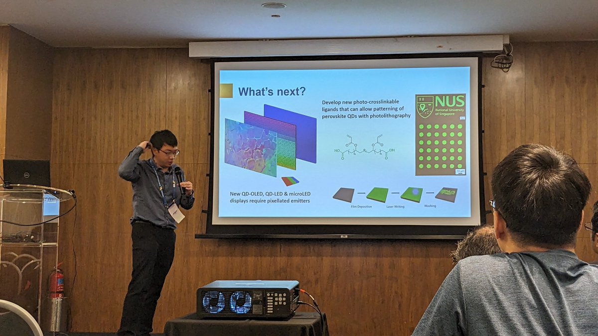 Pinzee (@pinzheng1) on Twitter photo Despite public holiday,took this morning to attend final day ICMAT symposium sessions chaired by <a href="/MrgNripan/">Nripan.MRG</a>
As perovskite enthusiast,nice to hear varying perspectives by <a href="/JacekJasieniak/">Jacek Jasieniak</a>, <a href="/MSaidaminov/">Makhsud Saidaminov</a> <a href="/TzeChienSUM/">TzeChienSUM</a> and Tan Zhi Kuang. Perovskites aren't just solar cells and LEDs! Despite public holiday,took this morning to attend final day ICMAT symposium sessions chaired by <a href="/MrgNripan/">Nripan.MRG</a>
As perovskite enthusiast,nice to hear varying perspectives by <a href="/JacekJasieniak/">Jacek Jasieniak</a>, <a href="/MSaidaminov/">Makhsud Saidaminov</a> <a href="/TzeChienSUM/">TzeChienSUM</a> and Tan Zhi Kuang. Perovskites aren't just solar cells and LEDs!