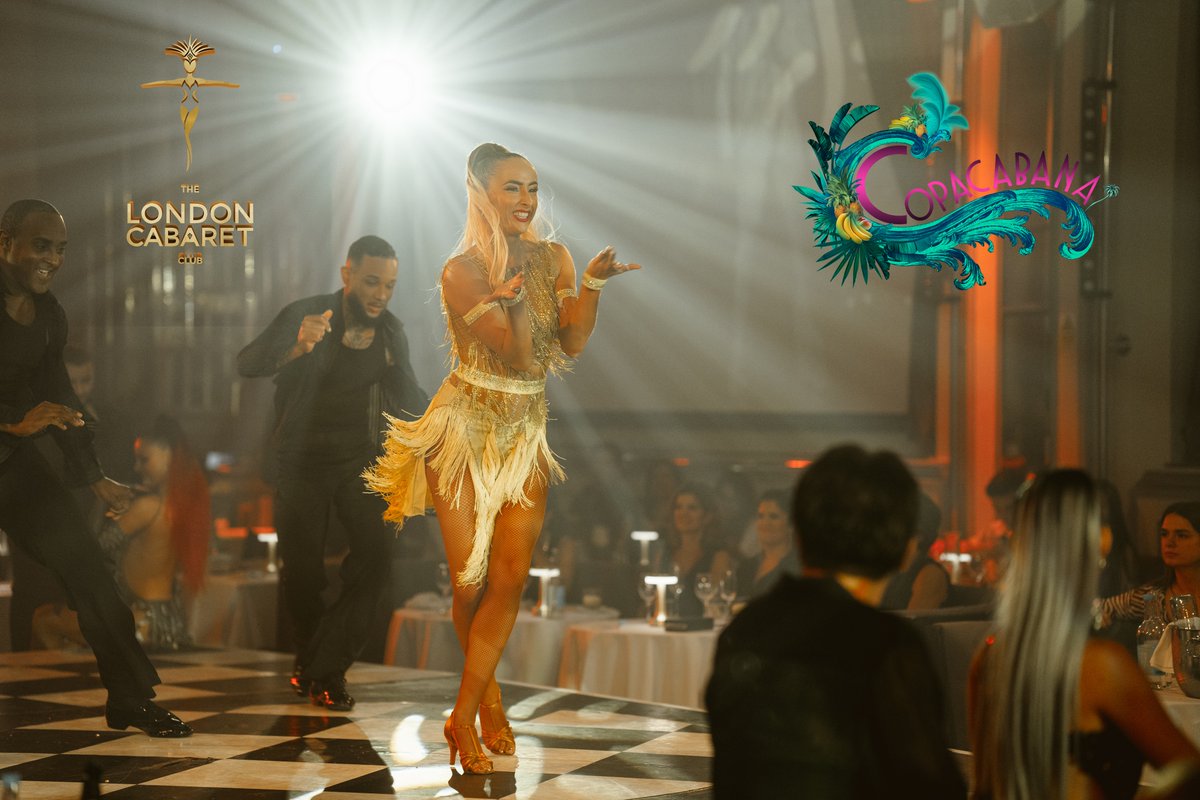 🎭 It's showtime, London! The London Cabaret Club bring Brazilian beach vibes with a brand-new production ‘Copacabana’!

🎟️Secure your tickets now and get ready for a night of pure joy: thelondoncabaretclub.com/copacabana 

#CabaretMagic #LondonEntertainment #onlyatlccc