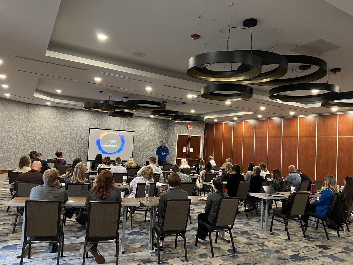 MattEDavis's tweet photo. The beginning of something unheard of! We’re excited to train a large group of practitioners in Indianapolis about the amazing new GenesisAI technology. @starkeyhearing https://t.co/5LzCwfjL3T