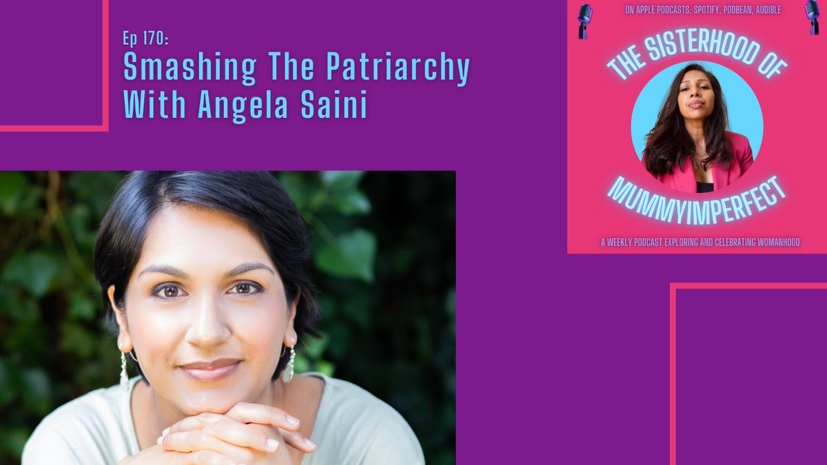 It’s my last podcast episode for a while…and what an episode! I speak to award winning journalist and author Angela Saini about her book ‘The Patriarchs’, South Asian culture and patriarchal traditions, and what feminism means to us. Listen here: mummyimperfectsisterhood.podbean.com/e/ep-170-smash…