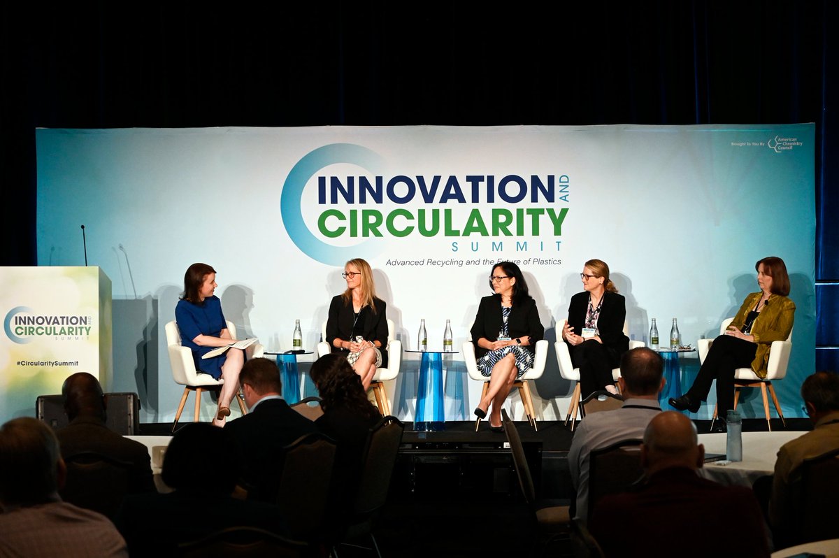 Day 2 of #CircularitySummit in Orlando is electric, kicking off with a powerful all-female panel discussing #circularity beyond packaging in healthcare, #auto, and #fashion. <a href="/GM/">General Motors</a> <a href="/circ_earth/">Circ®</a> <a href="/KPMG/">KPMG</a>