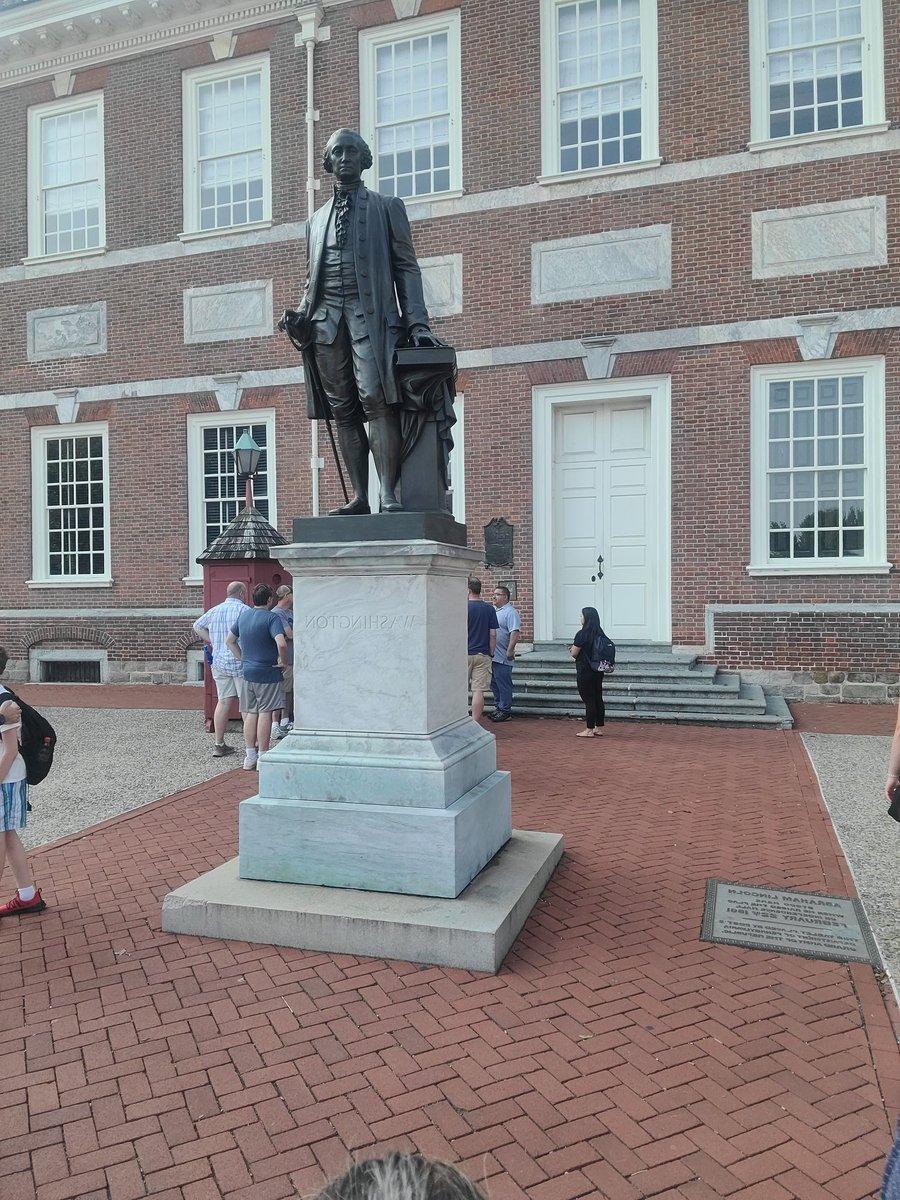MrsKimFranco's tweet photo. At the end of the conference yesterday we went to Independence Hall. What an emotional experience that was and a reminder of the sacrifices made by many for this amazing experiment still going 250 years later! https://t.co/2tWA7HF84J