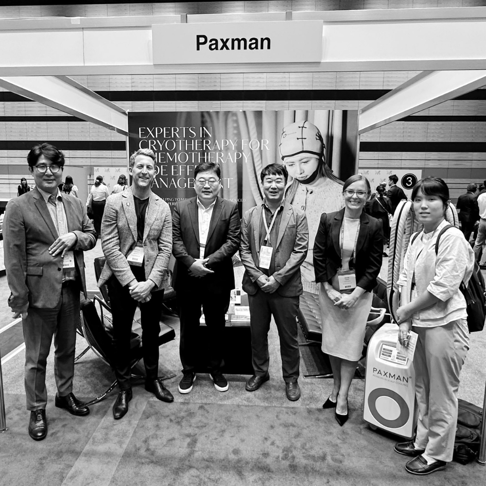 scalpcooling's tweet photo. Team Paxman at #MASCC23!
We proudly co-sponsored the "Meet the Experts: Scalp Cooling and Cryotherapy” session, delving into the latest breakthroughs aimed at combating chemotherapy-induced alopecia and #CIPN.
Find out more: https://t.co/yq19tfym9L https://t.co/oCBM7q77v6