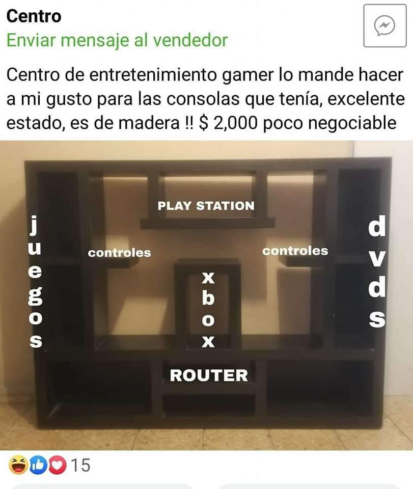 LevelUPcom's tweet photo. Muy bonito y todo, pero ¿Dónde va la tele? 😳 https://t.co/UuhzqqUpYs