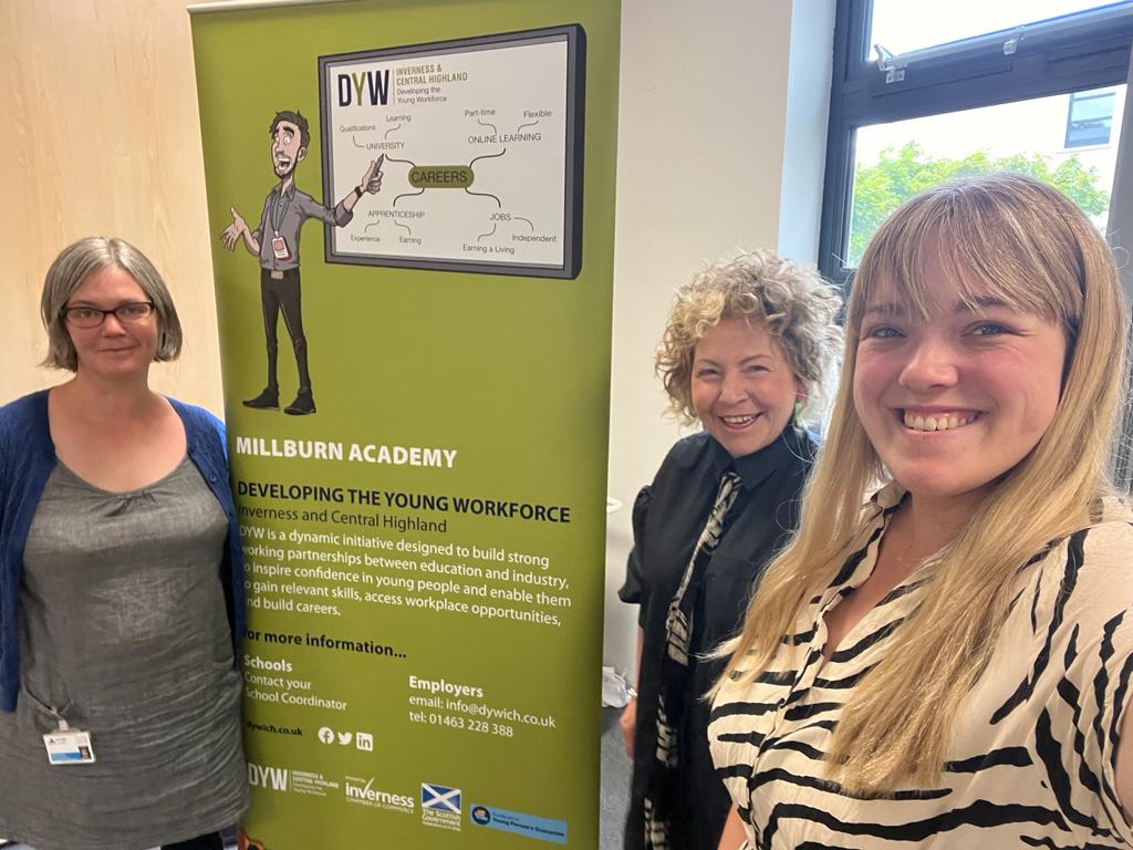 DYWICH's tweet image. A successful meeting this week between Inverness Museum, DYWICH &amp;amp; @MillburnAcademy will see Graphic Comms pupils take their skills #beyondtheclassroom and into the world of work to design a series of infographics and a children's activity booklet. 
@HLHsocial #HLHmorethanleisure