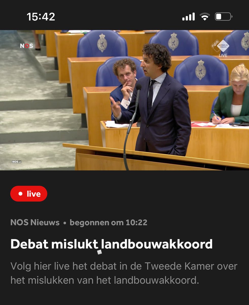 Stel deze kop had een komma gehad, dan was het echt leuker

[debat mislukt, landbouwakkoord]