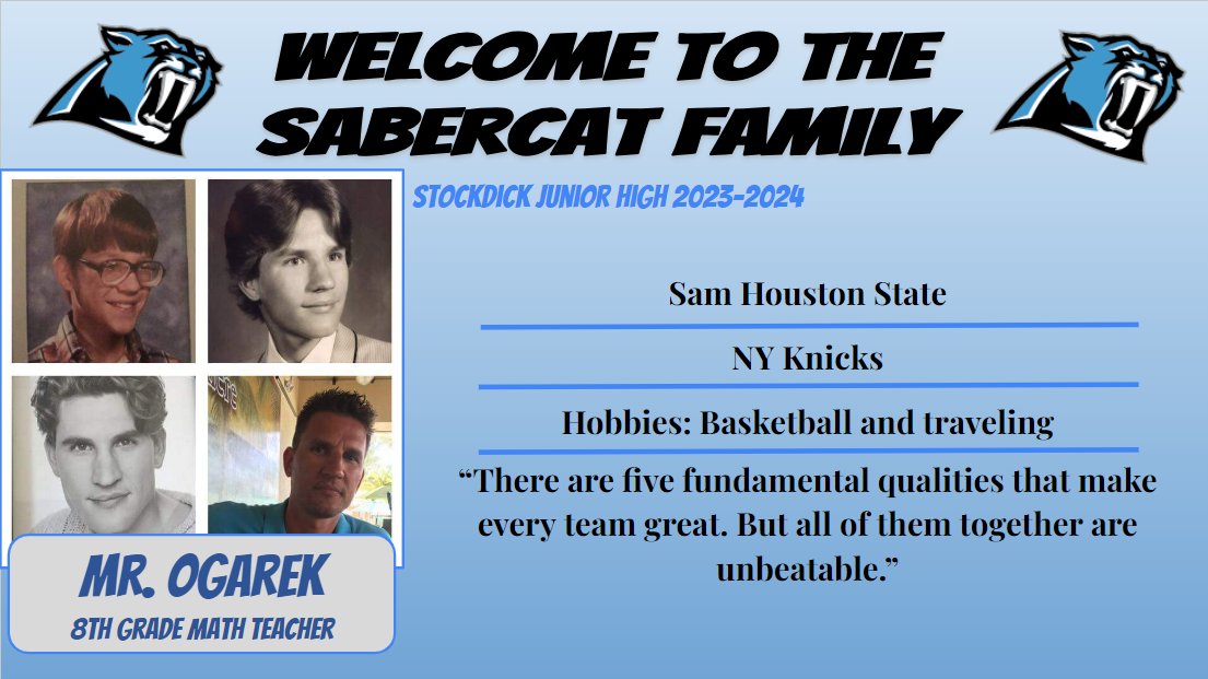 SJH SaberCats tweet media