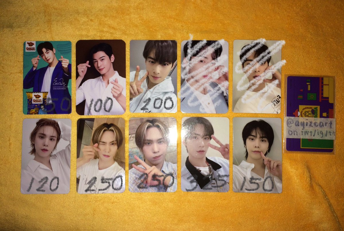 ayizcart's tweet photo. 06/30 payday sale! #salesbyayi

WTS LFB ASTRO Pcs
Eunwoo Jinjin Sanha MJ Rocky 

can’t tingi eunwoo pcs 

# wts lfb eunu nunu archive dunkin donut dmm apple music dear my muse holo pob switch on all yours heart cheek peace poke cheek https://t.co/OgLP0RmNT9