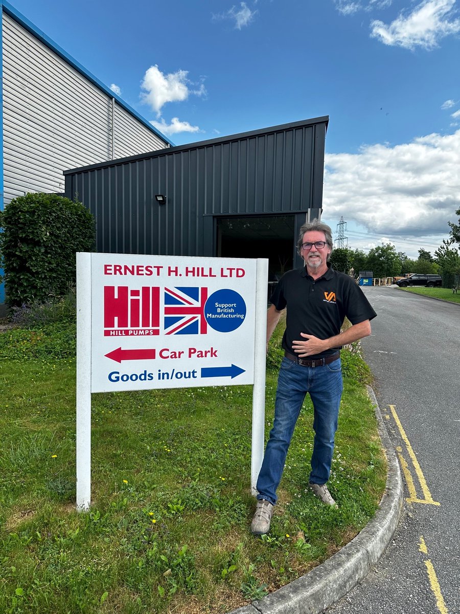 We have had a very special visitor at Hill Pumps today! Great to see you today Andy, and everyone should keep an eye on his YouTube channel over the coming weeks...