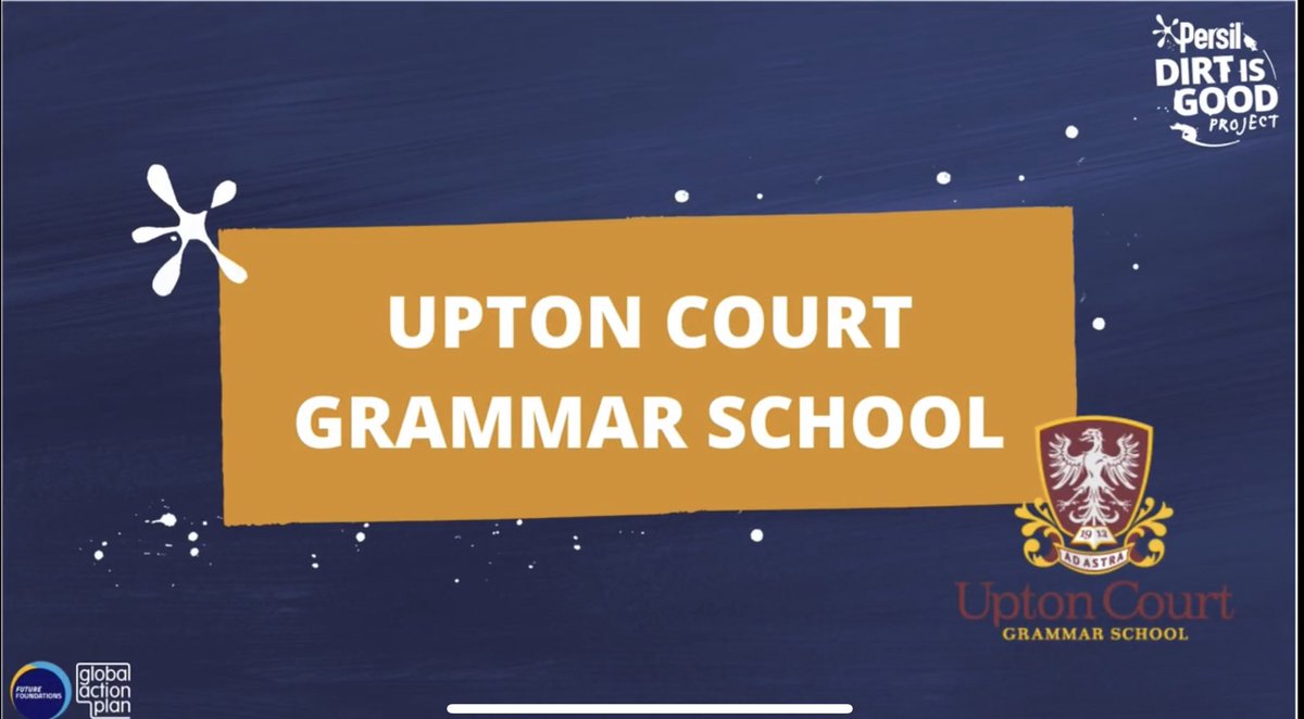 Upton Court Grammar School (@ucgschool) on Twitter photo A fantastic celebration of student leaders from <a href="/UCGSchool/">Upton Court Grammar School</a> thriving globally through the Dirt is Good project. See the section on UCGS towards the end of the video:
youtu.be/06ZqEzupYJ8
#Unity #Curiosity #Growth #Service A fantastic celebration of student leaders from <a href="/UCGSchool/">Upton Court Grammar School</a> thriving globally through the Dirt is Good project. See the section on UCGS towards the end of the video:
youtu.be/06ZqEzupYJ8
#Unity #Curiosity #Growth #Service