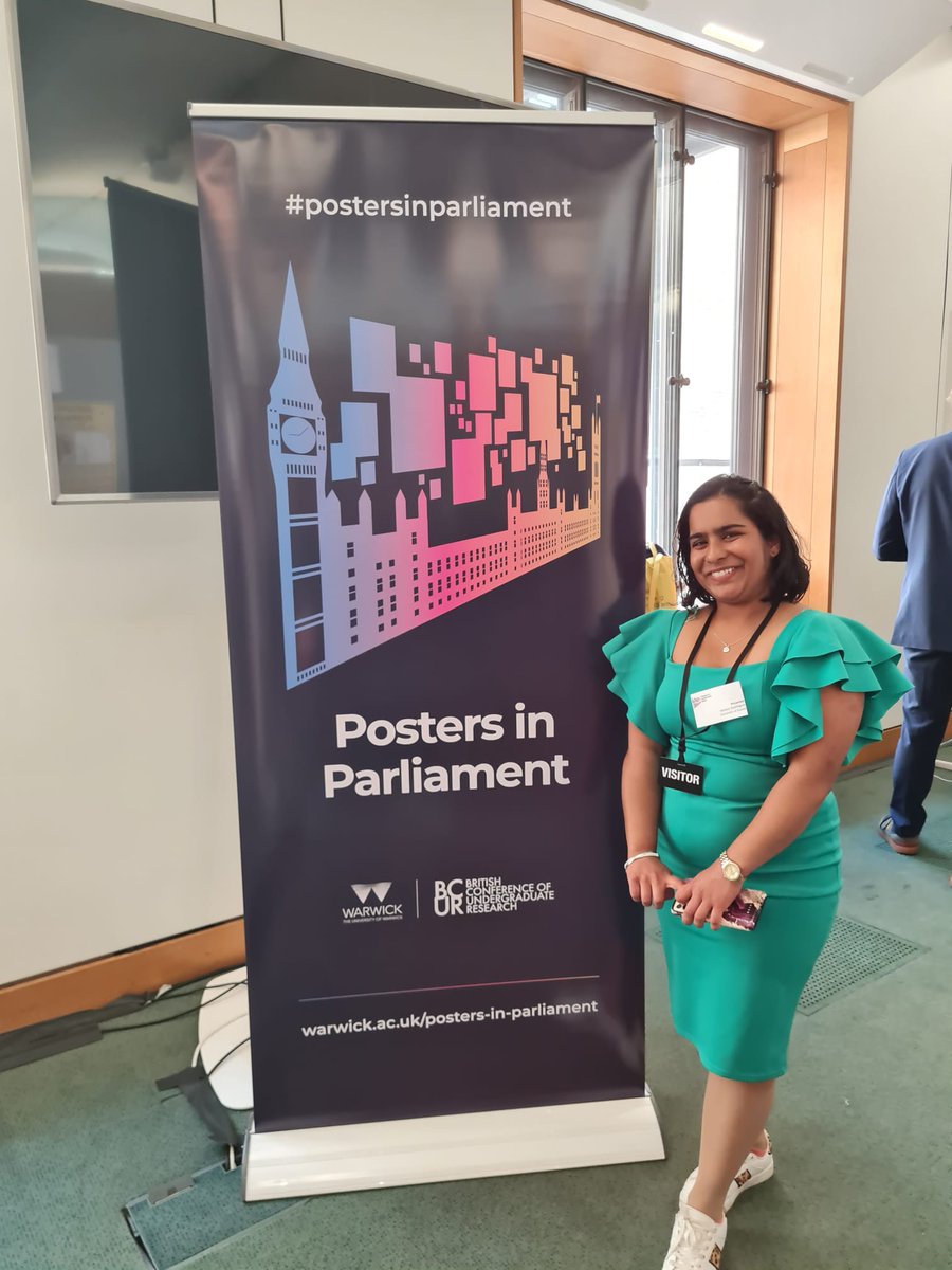 BSMS student Melissa Rajalingam presented her poster titled 'Motivations for being informal carers of people living with dementia: an updated systematic review' at Posters in Parliament in May. Melissa did the poster as part of her Junior Research Associate summer project 👏😊