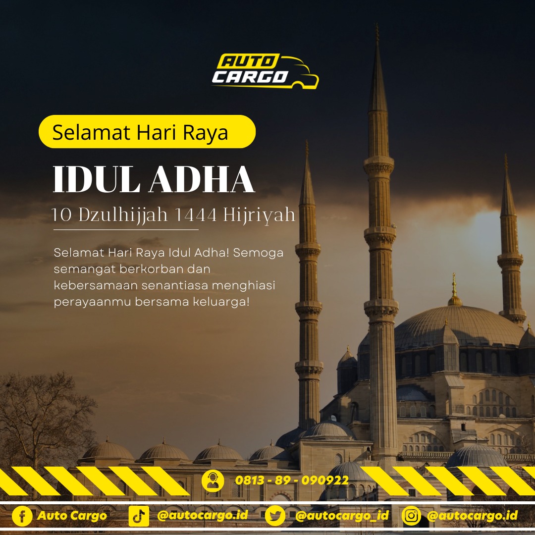 Autocargo_id's tweet photo. Eid Adha Mubarak 🌙

#harirayaiduladha #iduladha #allahuakbar #iduladha1444h https://t.co/ORfNv5Efex
