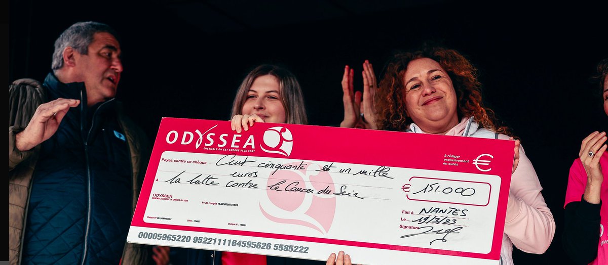 Ligue Cancer 44 (@ligue_cancer44) on Twitter photo En mars dernier 16.500 personnes ont participé à #OdysseaNantes. 151.000€ ont été collectés Aujourd’hui ODYSSEA a reversé cette somme à 3 acteurs dont 45000 € à la Ligue contre le cancer 44 MERCI @ODYSSEA_fr Merci aux bénévoles, au Racing Club Nantais <a href="/nantesfr/">Ville de Nantes</a> Merci a tous En mars dernier 16.500 personnes ont participé à #OdysseaNantes. 151.000€ ont été collectés Aujourd’hui ODYSSEA a reversé cette somme à 3 acteurs dont 45000 € à la Ligue contre le cancer 44 MERCI @ODYSSEA_fr Merci aux bénévoles, au Racing Club Nantais <a href="/nantesfr/">Ville de Nantes</a> Merci a tous