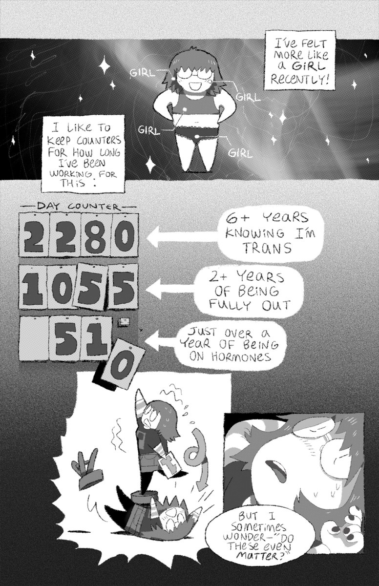 Here's a diary comic I just finished (it's about gender!!) (2/12)