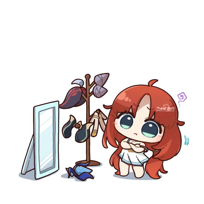 今日はどれにしようかな… #原神 #GenshinImpact #Nilou #ニィロウ