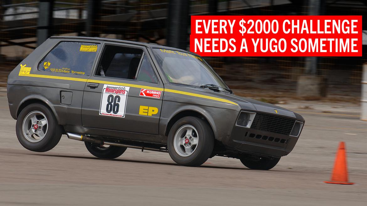 grm_mag's tweet photo. What happens when Plans A, B and C fall through? You bring in the Yugo. https://t.co/Y72SK5JwhO
#Yugo #2000Challenge
📷 Tony Neste https://t.co/f4E3TzSwry