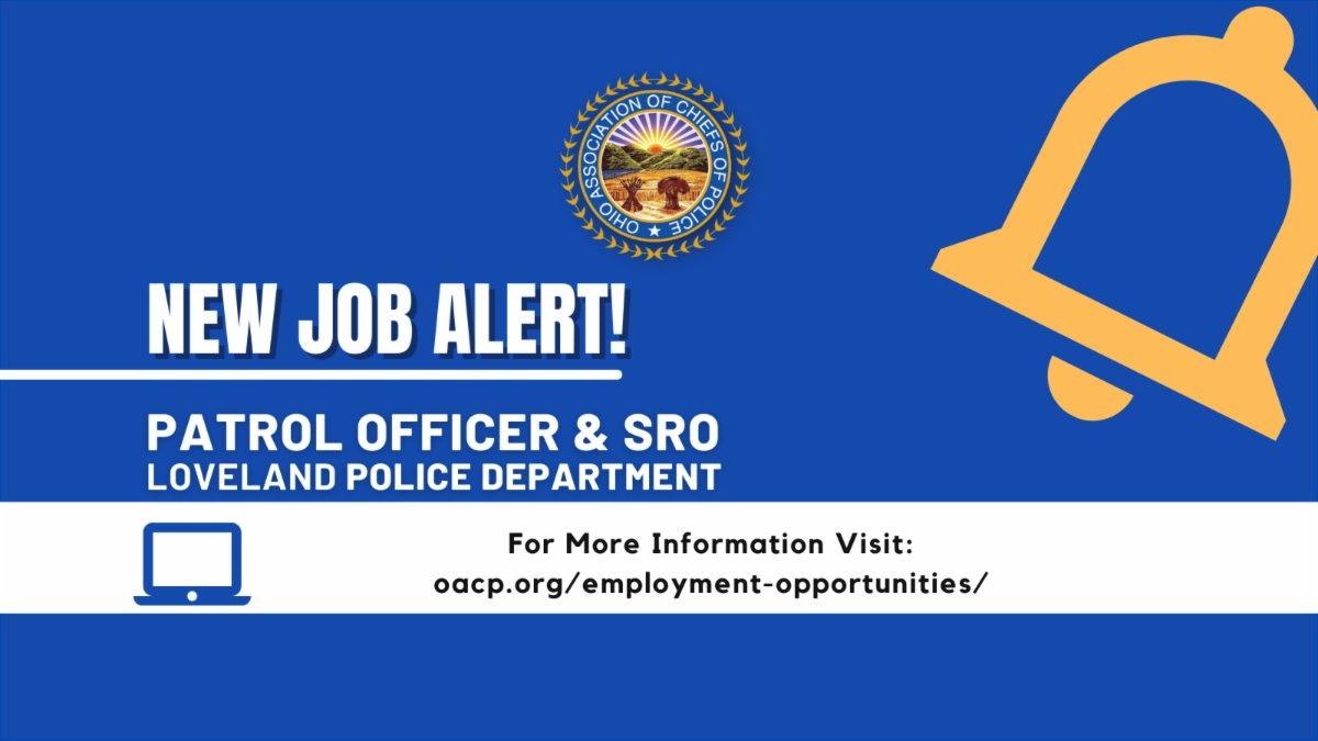 Loveland PD is hiring! They're accepting applications for a School Resource Officer and Patrol Officer. Lateral Transfer and Entry Level candidates are welcome, read about the positions &amp; process here: conta.cc/3O10pSh More Jobs: oacp.org
