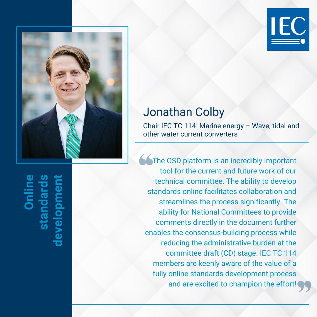 IECStandards's tweet photo. What are the benefits of the Online Standards Development tool?
✔️ Streamlines standards authoring process
✔️ Improves integration within existing tools
✔️ Tailored to standards developers’ needs
✔️ and more!
🔗 https://t.co/MqgnYmCrH6
#IECSmartTech #OSD https://t.co/YWirbb7Ava