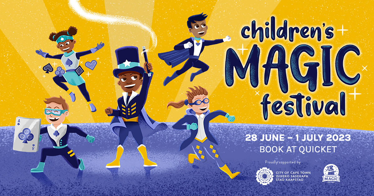 CityofCT's tweet photo. Enter the world of magic as the #CollegeOfMagic in partnership with the City brings you endless mind-blowing magic, superhero stunts, and fascinating memories! Visit the Children’s Magic Festival open until 1 July.
Tickets available at https://t.co/uqtmhHVnhb
#CTEvent https://t.co/6CJu0UbK1N