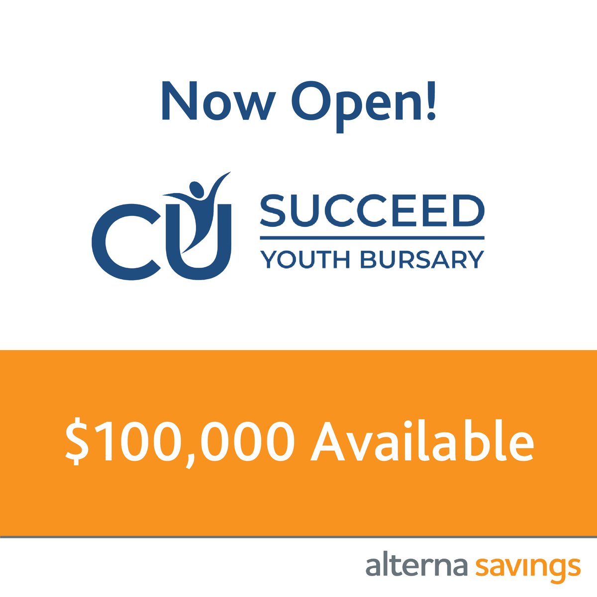 MemberSavingsCU's tweet photo. A final reminder, students! Tomorrow, June 30th, is the last day to apply for the CU Succeed Youth Bursary program. Have you applied for an award? Learn more about the program and apply here: https://t.co/nNdyFHinNL https://t.co/fyCmanBmhA