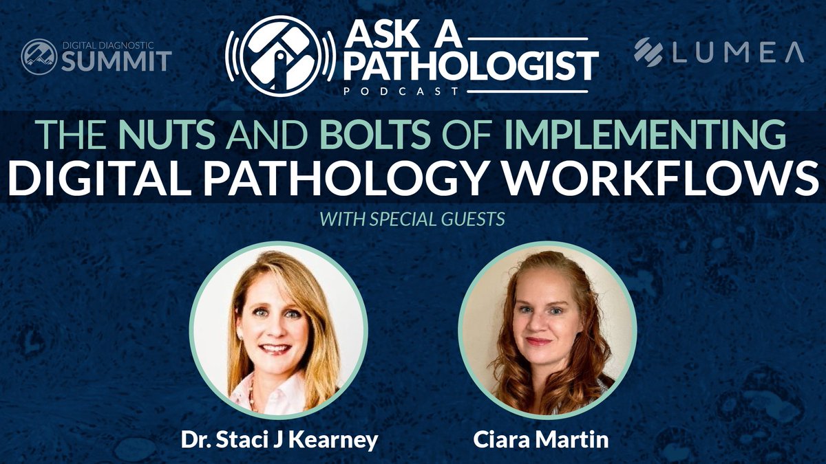 Don't miss out on this valuable opportunity to enhance your knowledge! Tune in now to gain exclusive access to their expert advice and practical tips on implementing digital pathology workflows:

lumeadigital.com/implementing-d…

#DigitalPathology #AskaPathologist