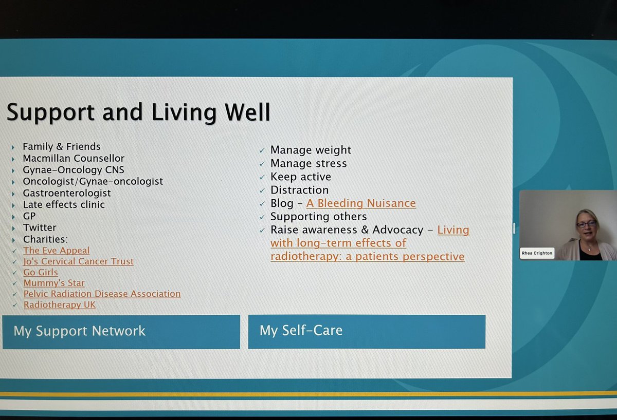 Always so inspiring, thanks for sharing your experience with us today and continuing to raise the profile of radiotherapy late effects @RheaCrighton1 #UKONS_Radiotherapy @UKONSmember
