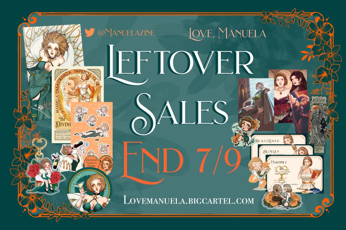 🌹 The Curtain Falls in 10 days! 🌹

Love, Manuela takes our final bow on Sunday, July 9th!

Our sh♡p will remain open for just ten more days. Thank you to everyone who's supported our project so far.

We're excited to update you on our final donation!