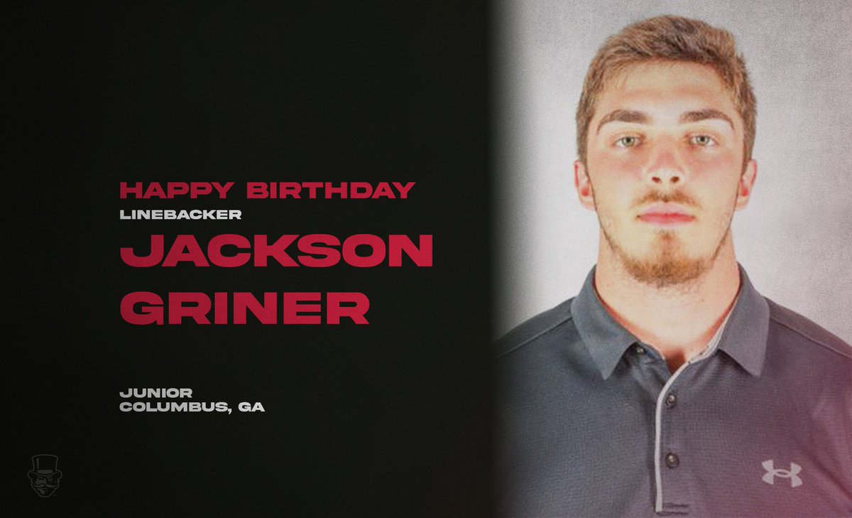 GovsFB's tweet photo. Happy Birthday to Linebacker, Jackson Griner‼️🔥🎩

#BreakTheStone | #FTB https://t.co/CD0Ur4KCP4