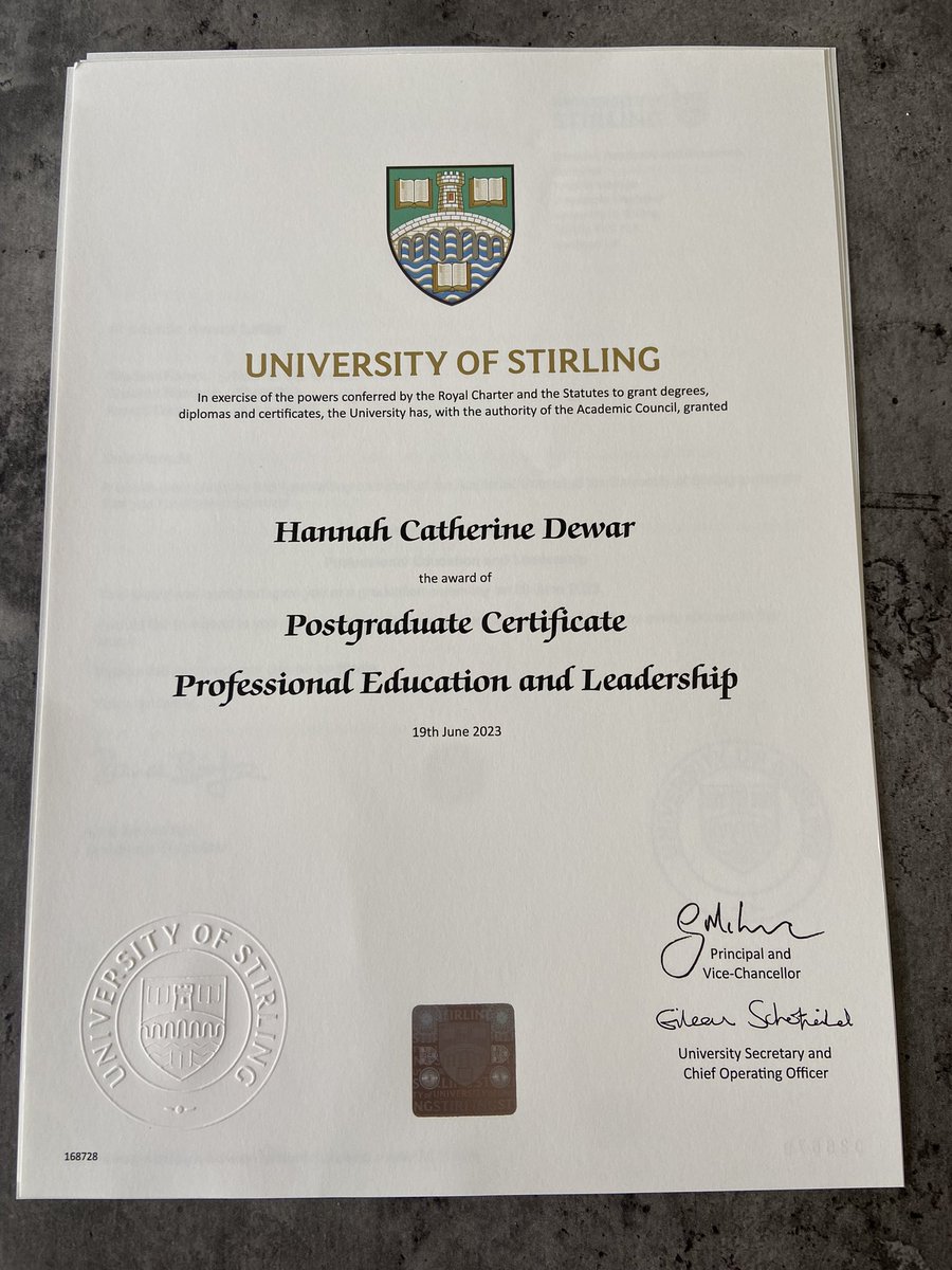 Delighted to receive this in the post today! 🎉🤓
Really enjoyed the course and can’t wait to complete the full Masters when my little one is a bit bigger. 👶📚📑📖