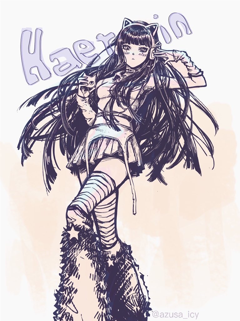 azusa_icy's tweet photo. Drawn inspired by the amazing album cover of #NewJeans 🫶
#fanart #Haerin #Danielle #Hyein https://t.co/TQZIgjoJqe