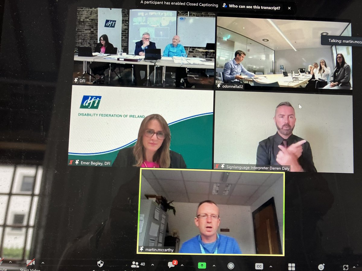 Really powerful input now at our AGM from Martin McCarthy on the issue of pay parity for Section 39 organisations in which he highlights the serious crisis affecting disability services.