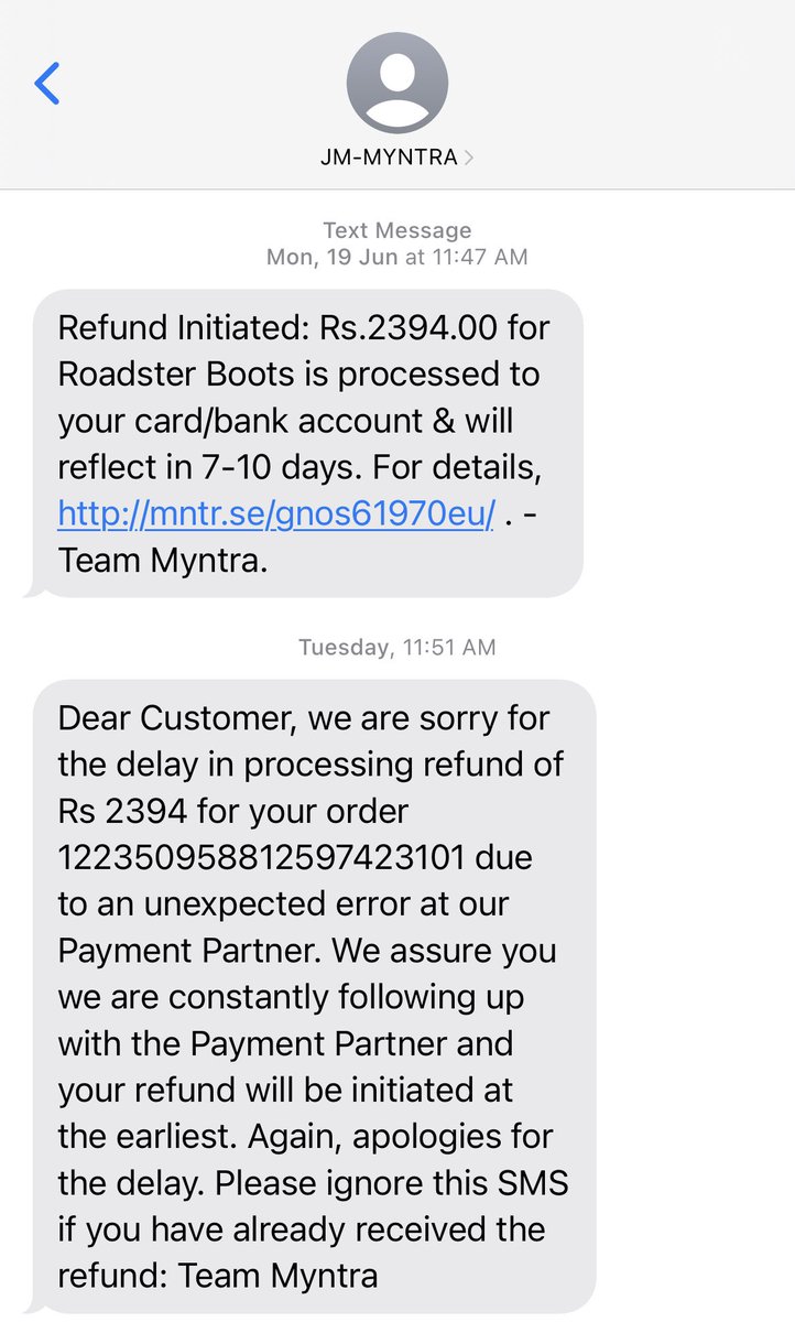 MeenuManhas's tweet photo. @MyntraSupport https://t.co/1juDLzjKF9