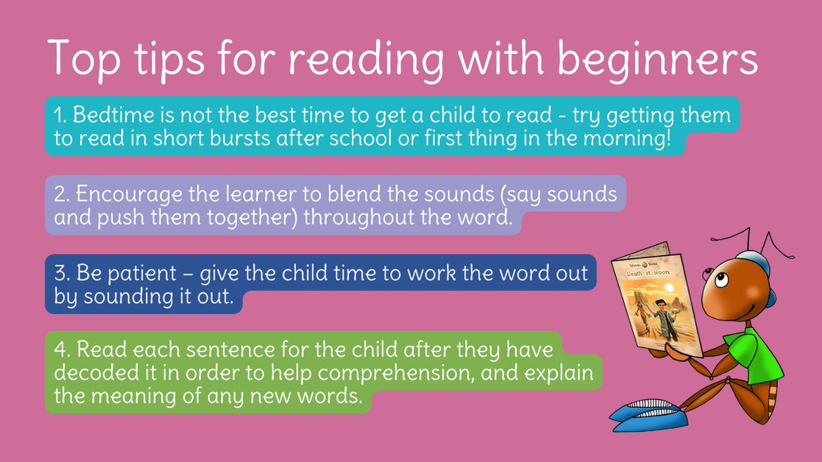 Decoding can be very laborious for the beginner reader. Here are some of our top tips for making the experience successful and rewarding! 
#phonicbooks #phonics #learningtoread