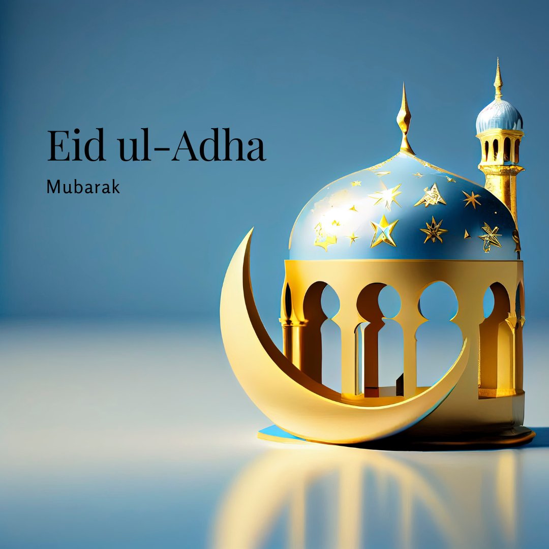 Happy Eid ul-Adha to those who celebrate! Eid ul-Adha, or "Feast of Sacrifices" is one of the two major holidays in Islam celebrated after Eid ul-Fitr &amp; commemorates Prophet Ibrahim's willingness to sacrifice his son as an act of obedience to God. 
.
#eiduladha #bakrid #cfofm