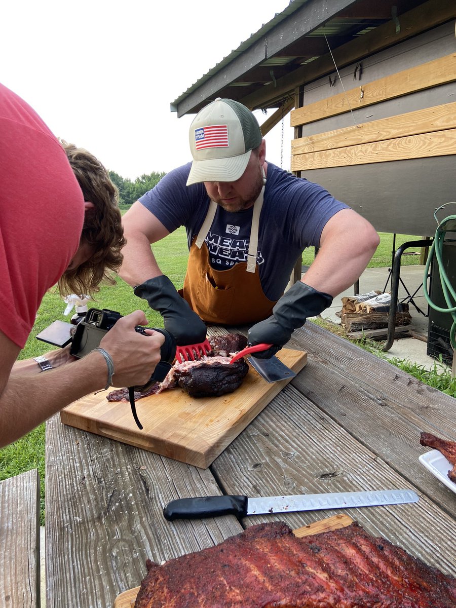 GetMeatSweats's tweet image. Sneak beak of some content we have cooking (or should we say, grilling).👀🥩 Stay tuned!