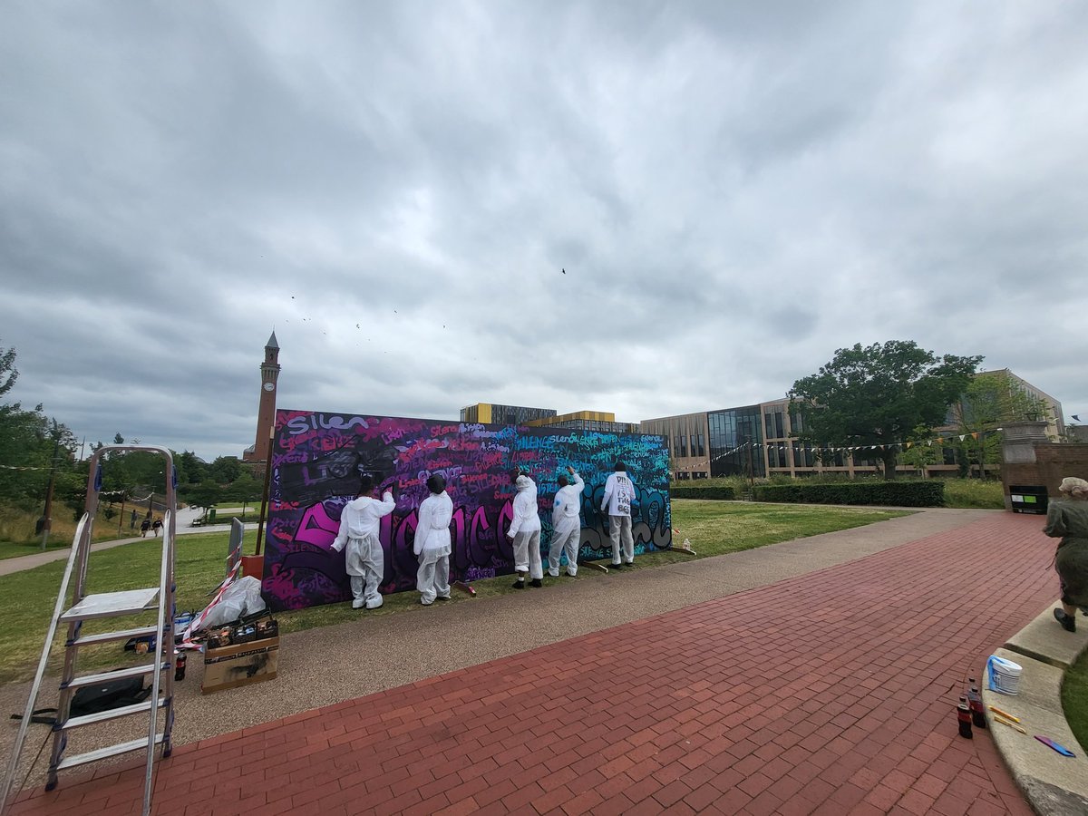 DrSophieKH's tweet photo. To be displayed in @MuirheadTower Tower then gifted to the school 
With huge thanks to the amazing estates team who really went the extra mile to help us. 

We really do need to start listening to young people... https://t.co/G5zmJtfyxb