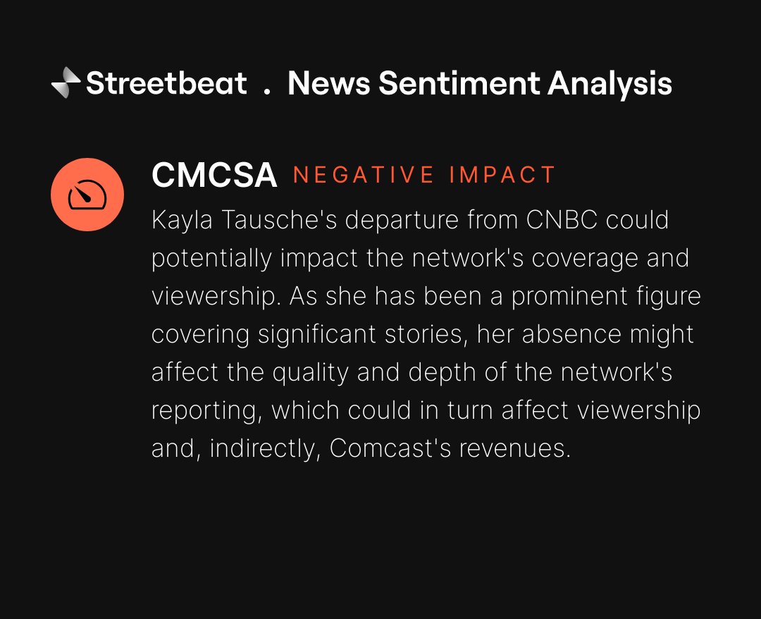 Prominent CNBC figure Kayla Tausche is leaving the network after a decade. She has covered major stories including Facebook's IPO and the Murdoch scandal. #CNBC #MediaNews #negative