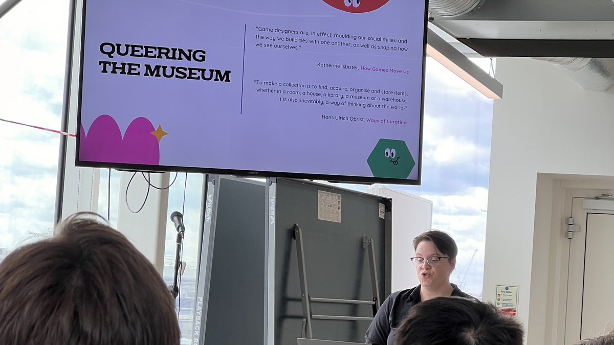 UbisoftLondon's tweet photo. Today Ubisoft London celebrated Pride Month with a wonderful talk from @EmilyRMarlow, Curator at @nvmuk! 

We also had a selection of rainbow goodies in the office, with some of the proceeds from these going to @ukblackpride 🌈✨

#HappyPrideMonth https://t.co/k1NN1E16Ld