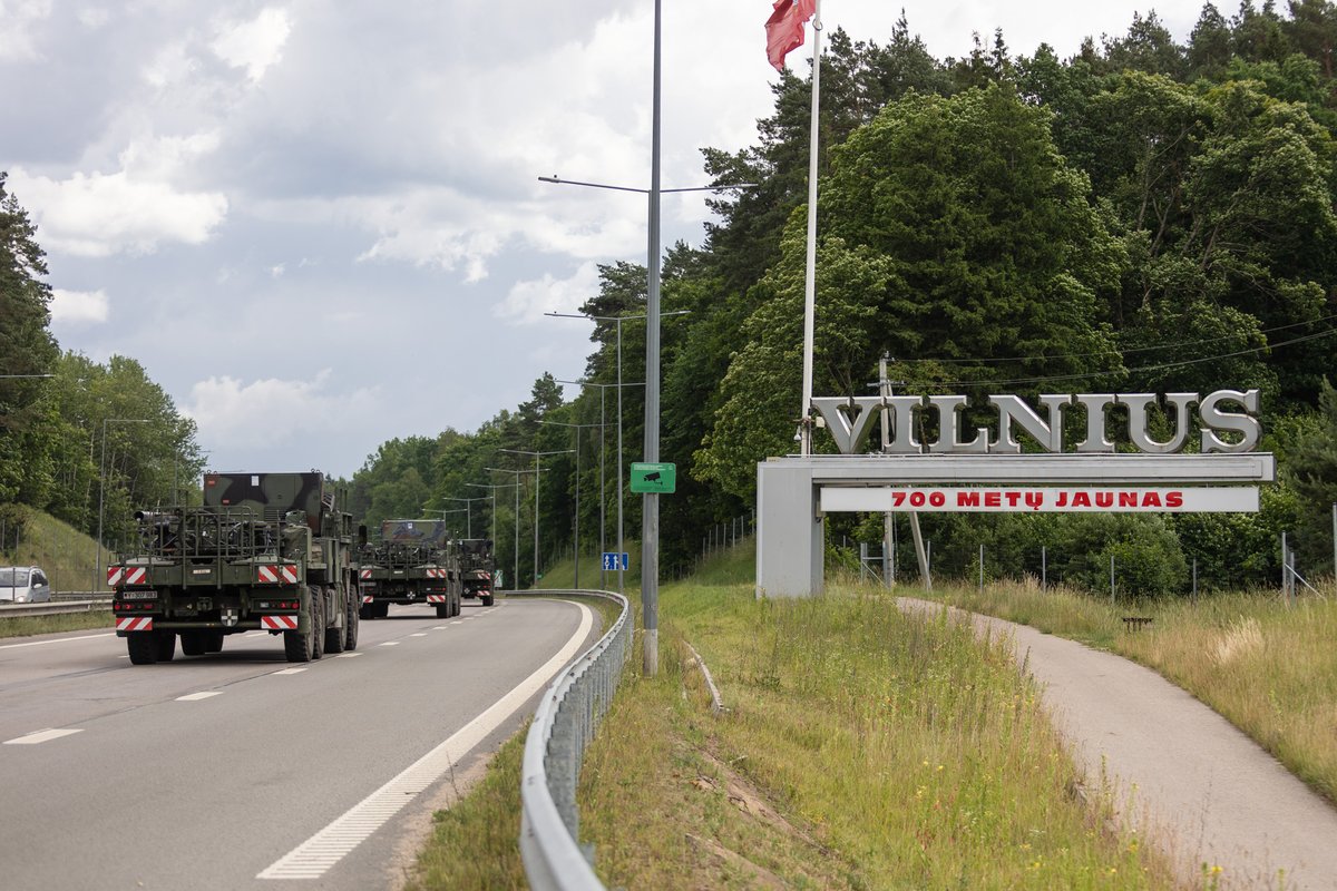 Germany deploys the Patriot long-range air defence system in Vilnius to strengthen the security of NATO Summit. The Patriot system is in Lithuania for the first time ever. Deployment will be manned by German military personnel who will ensure the smooth functioning of the system.