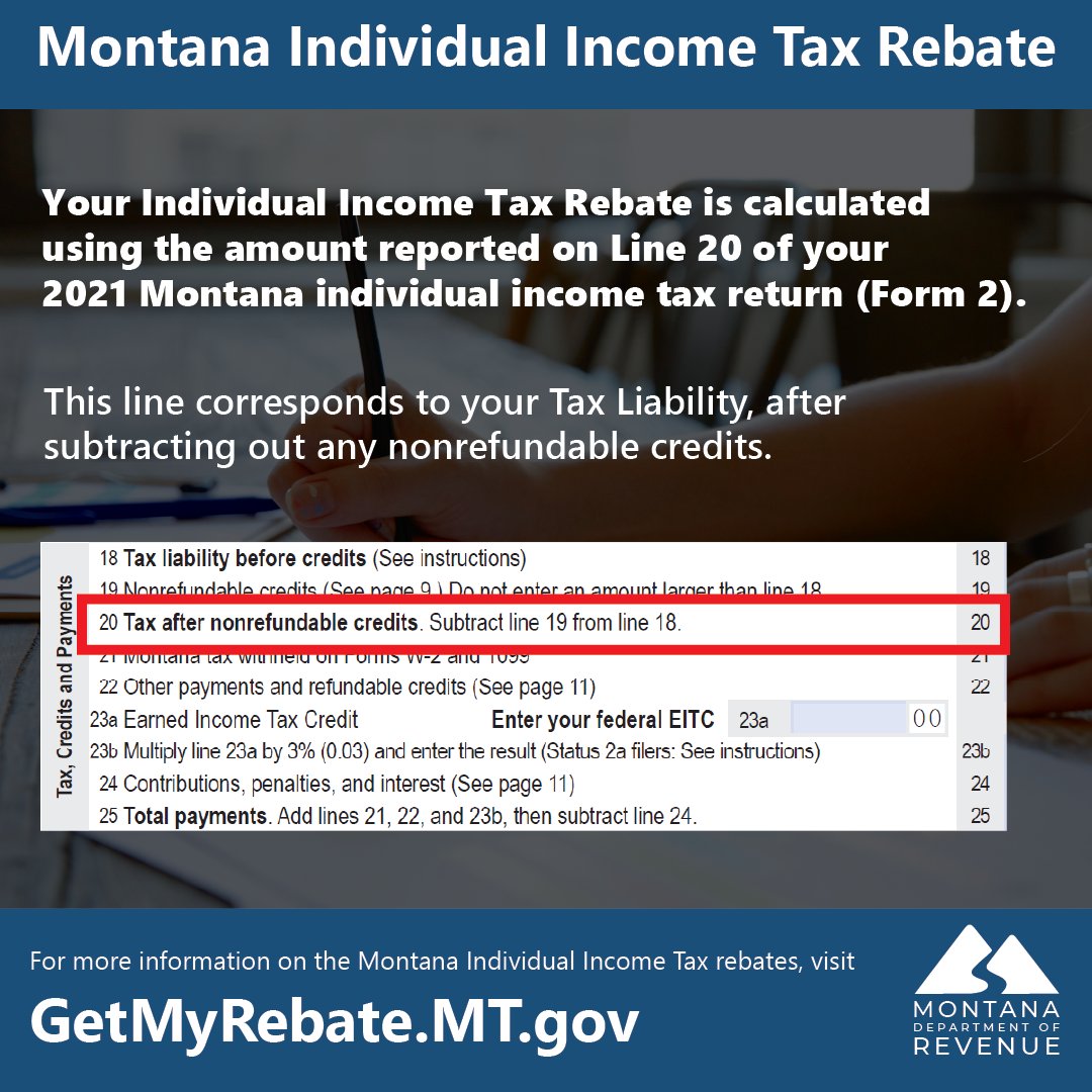State Income Tax Rebate Montana