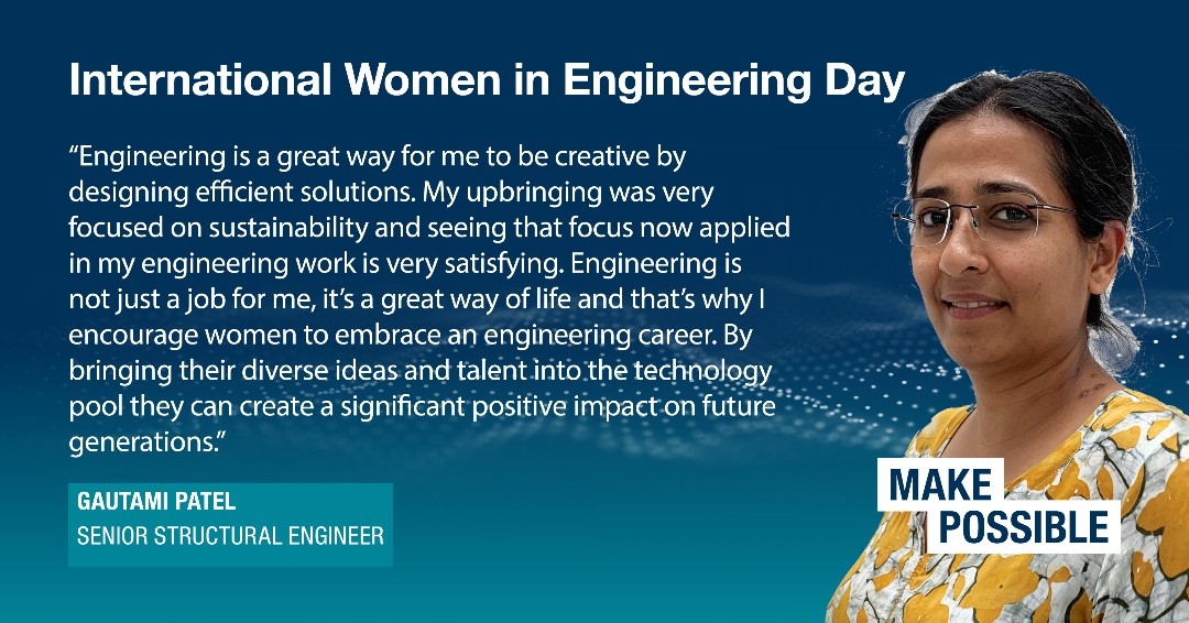 Subsea7Official's tweet photo. Today we complete our focus on International Women in Engineering Day, with Gautami sharing why a career in engineering means so much to her.
Interested in joining our team, explore our current vacancies: https://t.co/KJocs7q8ov
#MakePossible #Being7 #FemaleEngineers #INWED23 https://t.co/F2nIgpsfXQ