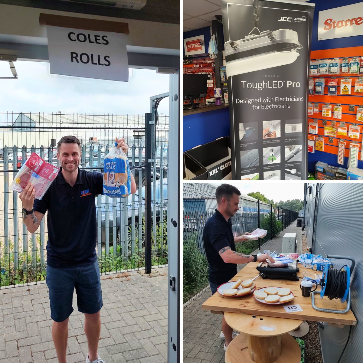 Cole's Rolls went down a storm yesterday at KEW #Chichester's morning with <a href="/JCCLighting/">JCC</a>!  

Next up at KEW Chichester..

📅 3 July - breakfast morning  - <a href="/saxbylighting/">Saxby Lighting</a> 
📅 11 July - calibration day on - call ☎️ 01243 786787 to book 

#electrician #westsussex #KEWelec