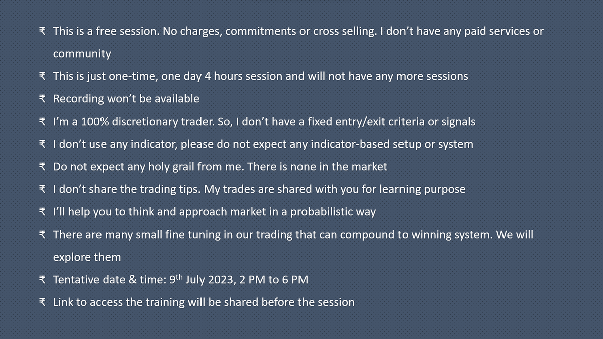 Shijumonantony's tweet photo. I receive many requests for training &amp; mentorship which I’m not interested to do. However, considering the volume of repeated requests, I’m planning to do a one-time, 4 hours online free session. Here are the details. https://t.co/JXoQgyftEa
