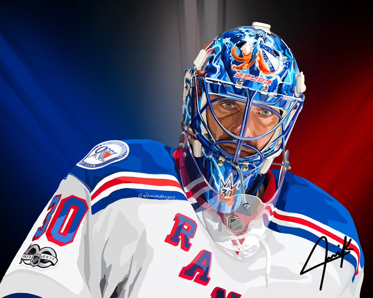 Probably the most detailed drawing I’ve ever done. Over 12hrs of work was needed. 

Here’s the KING himself, @HLundqvist 

#NYR @NHL @TheHockeyNews @NYRangers