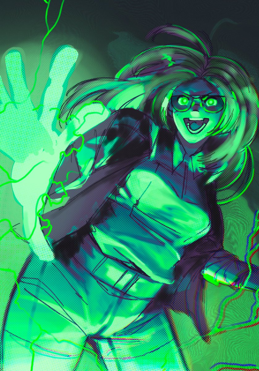 Me at 1am: I need to practice my values. also me: *gets tired after an hour* fuck it gradient map anyway my friend @hp_hollowtones played slayers x till 2 in the morning the other day.