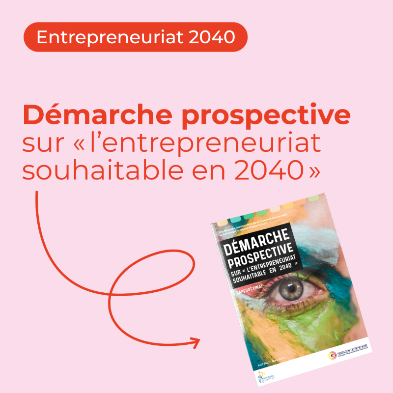 FEntreprendre's tweet photo. 📢 Très heureux de vous dévoiler les résultats de notre démarche prospective sur l'entrepreneuriat souhaitable en 2040 ! Quel avenir pour l’#entrepreneuriat ? Quels défis à surmonter ? Quelles pistes d’action concrètes ? Découvrez notre vision partagée ➡️#Entrepreneuriat2040
