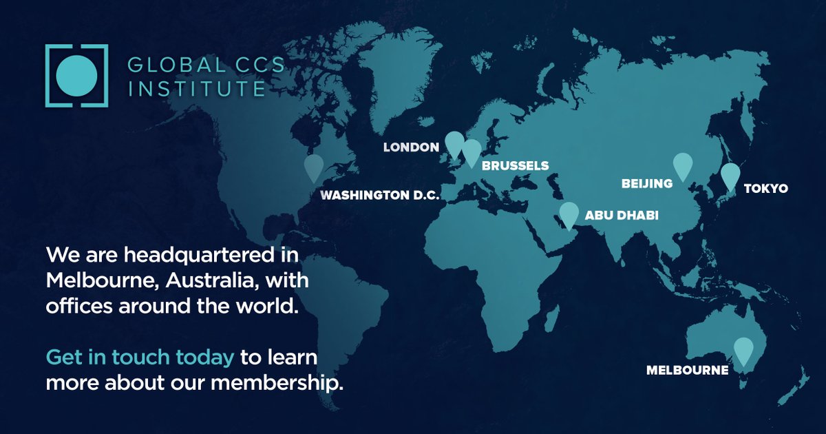 GlobalCCS's tweet photo. 📣 The Institute’s #membership base has grown to over 200 members!

💡 Interested in joining us to support the scale up of #CCS and tackling #climatechange? Read more here ⬇️
https://t.co/LRonhQKRxq https://t.co/Qj1gyeqlln