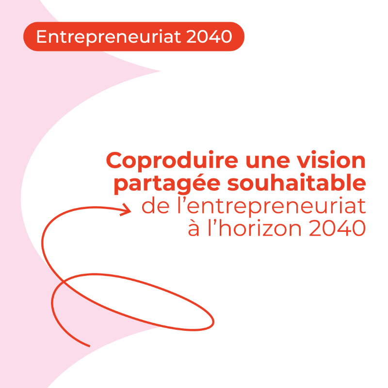 FEntreprendre's tweet photo. 📢 Très heureux de vous dévoiler les résultats de notre démarche prospective sur l'entrepreneuriat souhaitable en 2040 ! Quel avenir pour l’#entrepreneuriat ? Quels défis à surmonter ? Quelles pistes d’action concrètes ? Découvrez notre vision partagée ➡️#Entrepreneuriat2040