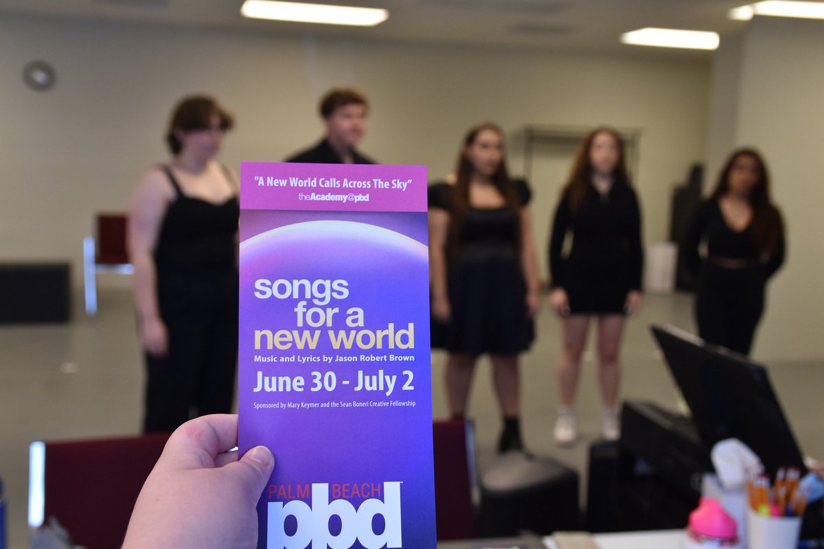 Cultural Council for Palm Beach County (@palmbchculture) on Twitter photo On Friday, June 30, don’t miss the opening of Songs for a New World at <a href="/PBDramaworks/">PalmBeachDramaworks</a>. This powerful musical masterpiece examines life, love and the illumination of self-discovery. Performances run through July 2; more info at palmbeachculture.com/events.
#palmbeachculture On Friday, June 30, don’t miss the opening of Songs for a New World at <a href="/PBDramaworks/">PalmBeachDramaworks</a>. This powerful musical masterpiece examines life, love and the illumination of self-discovery. Performances run through July 2; more info at palmbeachculture.com/events.
#palmbeachculture